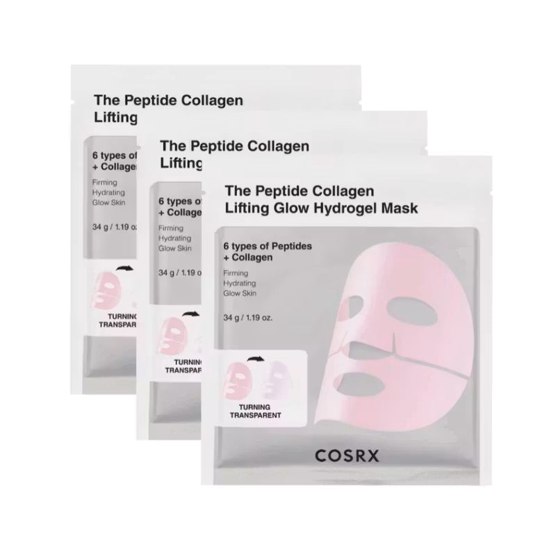The Peptide Collagen Lifting Glow Hydrogel Mask [3pcs]