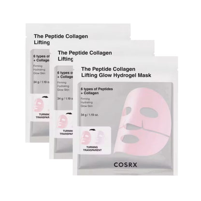 The Peptide Collagen Lifting Glow Hydrogel Mask [3pcs]