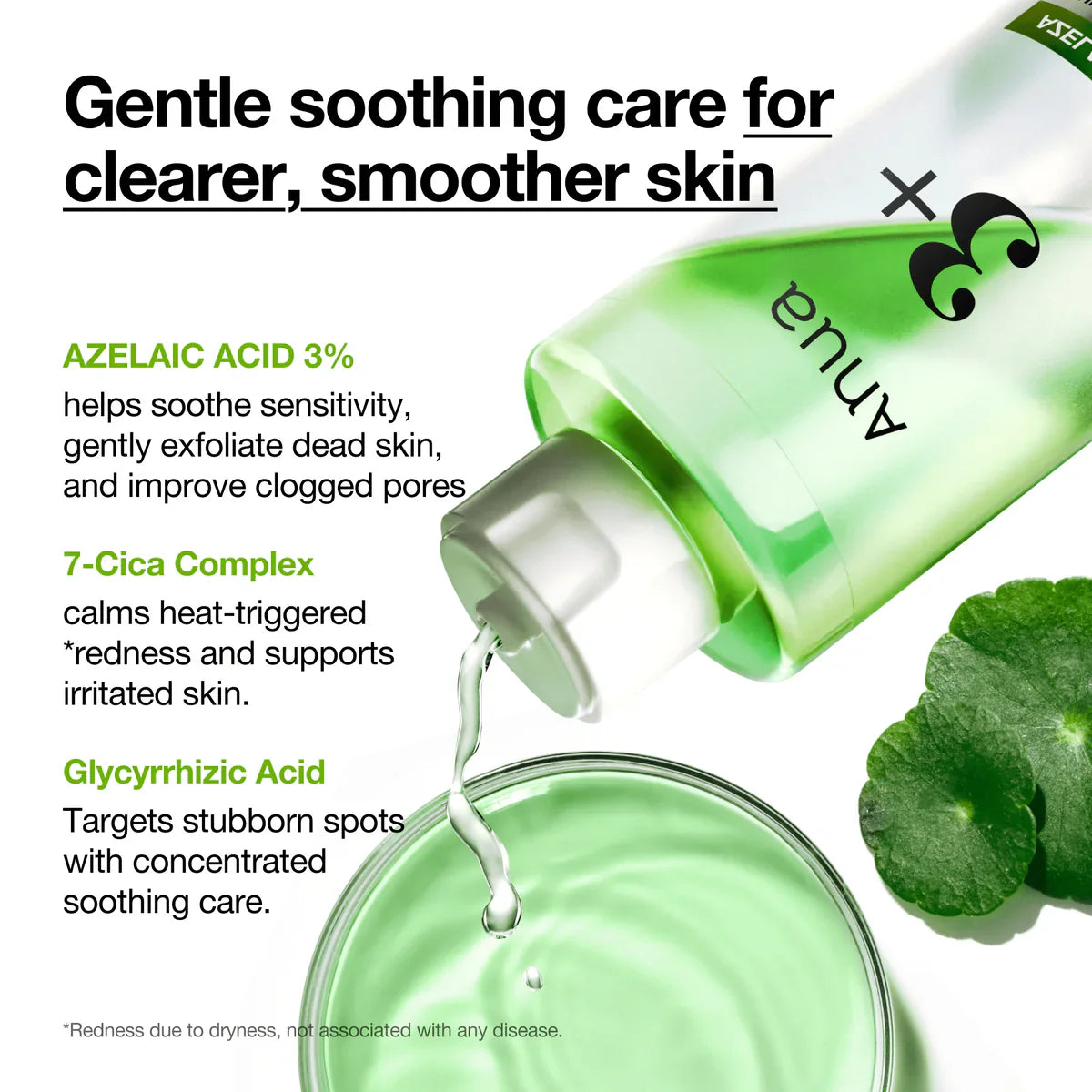 Azelaic Acid 3 Cica Skin Clarifying Toner [250ml]
