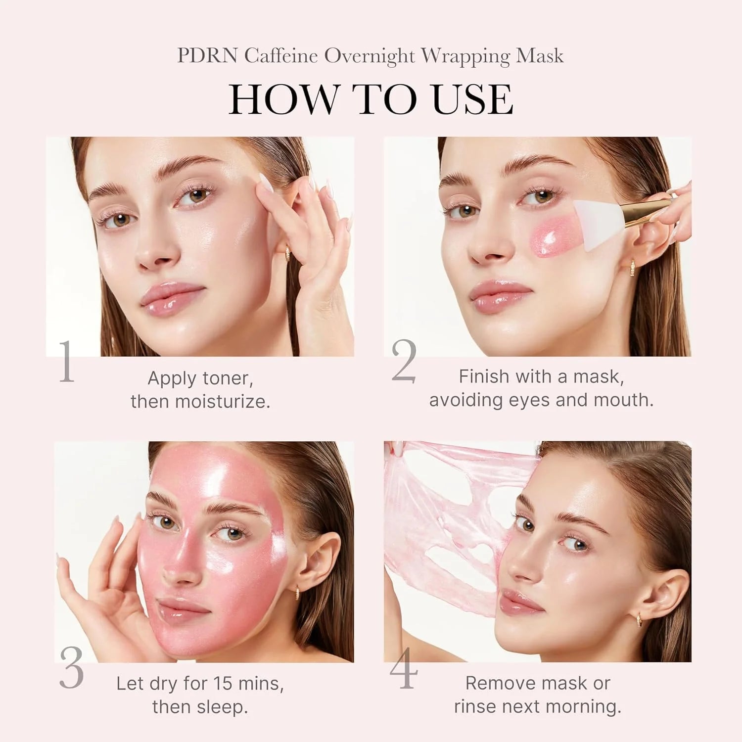 PDRN Pink Caffeine Night Wrapping Mask [75ml]