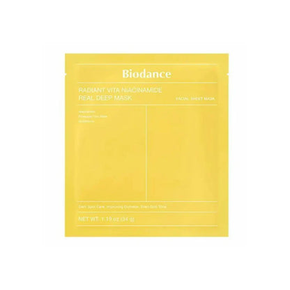 Radiant Vita Niacinamide Real Deep Mask [34g]