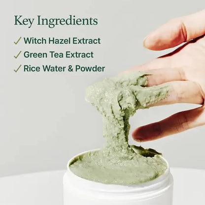 Fresh Green Rice Mochi Cleanser [120g]