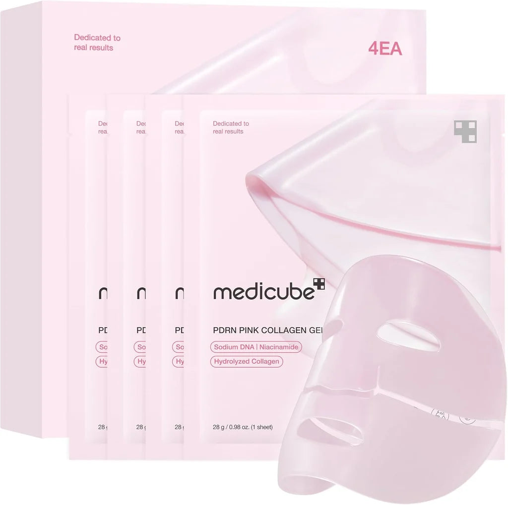 PDRN Pink Collagen Gel Mask [28g][4pcs]