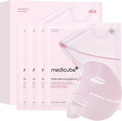PDRN Pink Collagen Gel Mask [28g][4pcs]