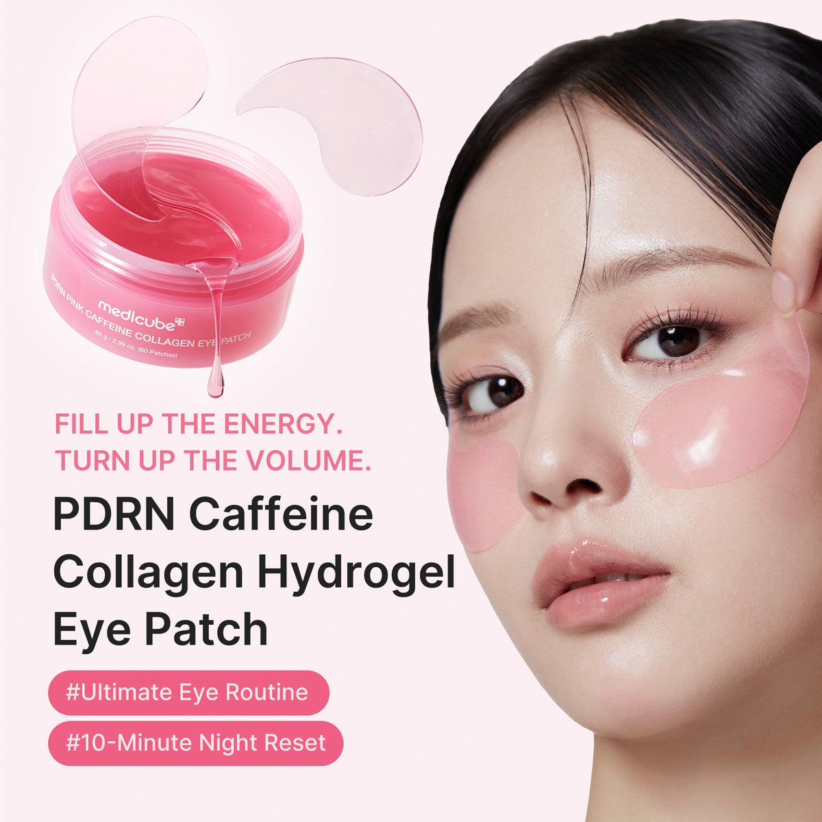 Parches de hidrogel para el contorno de ojos