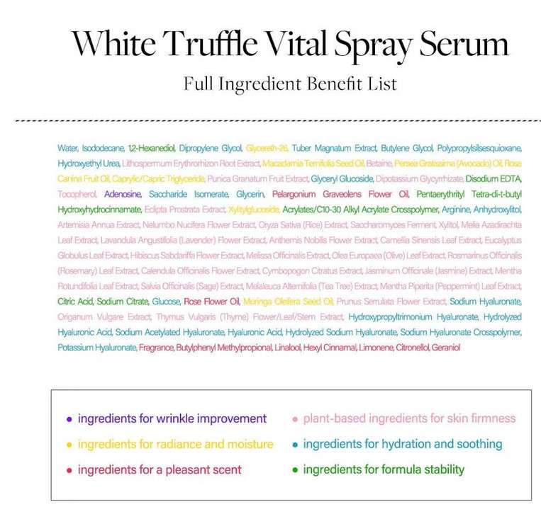 White Truffle Vital Spray Serum [100ml] 