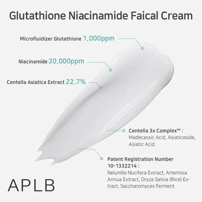 [APLB] Glutathione Niacinamide Facial Cream [55ml] - Moisturizer