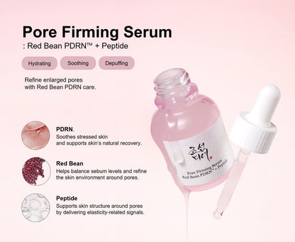 Pore Firming Serum Red Bean PDRN+Peptide [30ml]