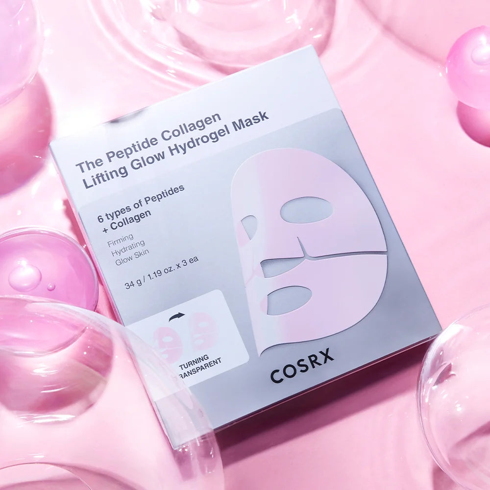 The Peptide Collagen Lifting Glow Hydrogel Mask [3pcs]