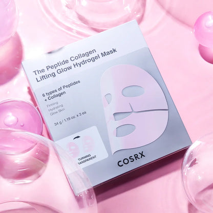 The Peptide Collagen Lifting Glow Hydrogel Mask [3pcs]