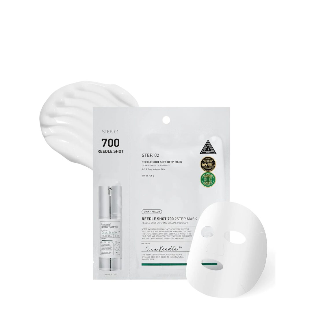 VT Cosmetics - Reedle Shot 700 2-Step Mask - Tratamiento en 2 pasos nivel experto